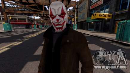 Nico Evil Clown Bald para GTA 4