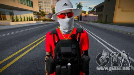 FAZENDO SKIN PVP L4DRA0 para GTA San Andreas