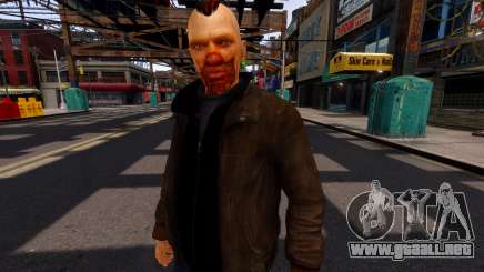 Nico Zombie Hair para GTA 4