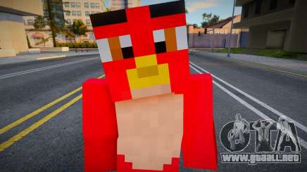 Red Bird (The Angry Birds Movie) Minecraft para GTA San Andreas