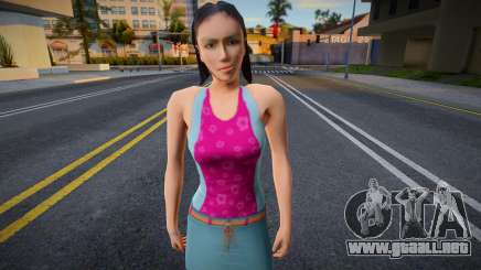 Chica asiática en estilo KR para GTA San Andreas