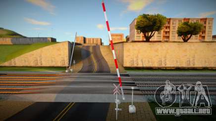 Two Tracks old barrier and with bell para GTA San Andreas