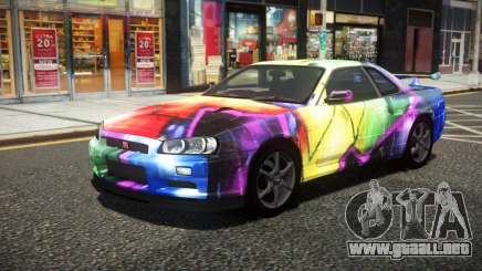 Nissan Skyline R34 N-Tune S14 para GTA 4