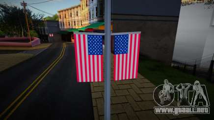 USA Flags Replace in Queens para GTA San Andreas