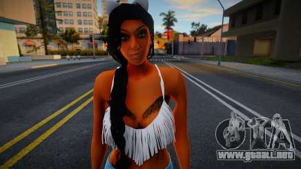 SKIN FEMININA MORENA para GTA San Andreas