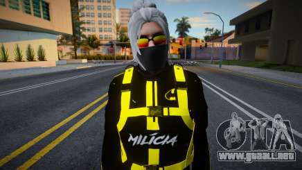 Girl Milicia 1 para GTA San Andreas