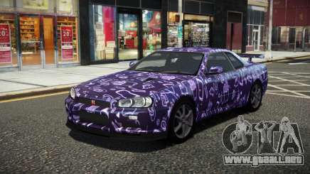 Nissan Skyline R34 N-Tune S12 para GTA 4