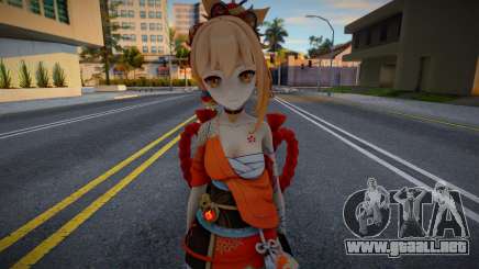 Yoimiya from Genshin Impact v3 para GTA San Andreas