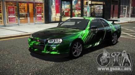 Nissan Skyline R34 N-Tune S11 para GTA 4