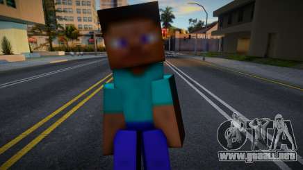 Steve - Minecraft 3DS Skin para GTA San Andreas