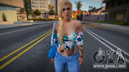 SKIN FEMININA ESTILO FIVEM para GTA San Andreas