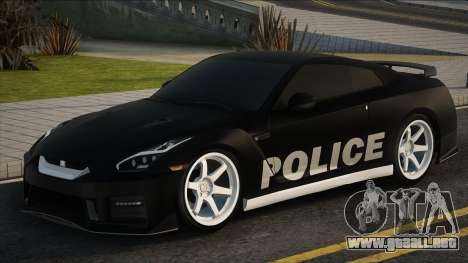 Nissan GTR R35 VTR - Policía para GTA San Andreas