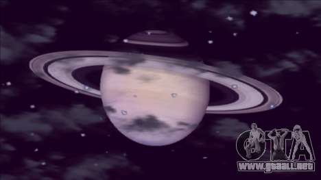 Planeta Saturno en lugar de la Luna para GTA San Andreas