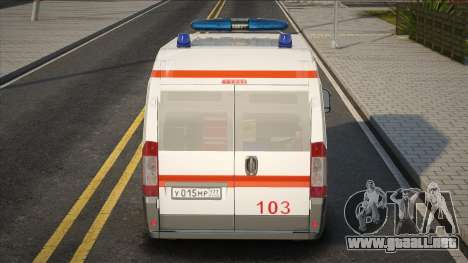 Ambulancia Fiat Ducato para GTA San Andreas