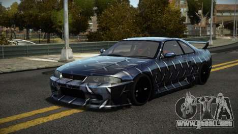 Nissan Skyline R33 GTR G-Racing S10 para GTA 4