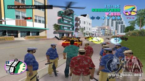 Taxi con guardaespaldas para GTA Vice City