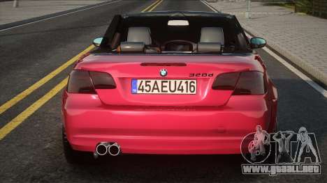 BMW 320d E93 Convertible LCI para GTA San Andreas