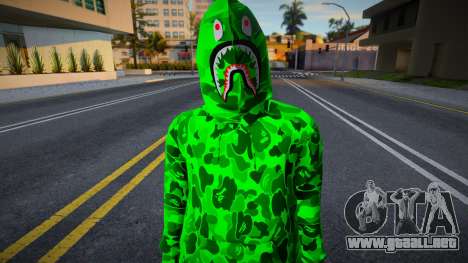 Bape Shark Boy 4 v1 para GTA San Andreas