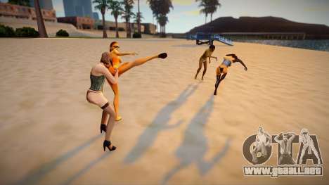 Pelea femenina en la playa para GTA San Andreas