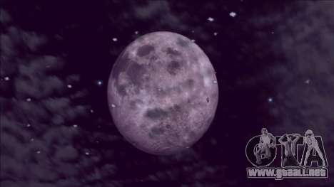 Una luna nueva en lugar de una luna estándar para GTA San Andreas