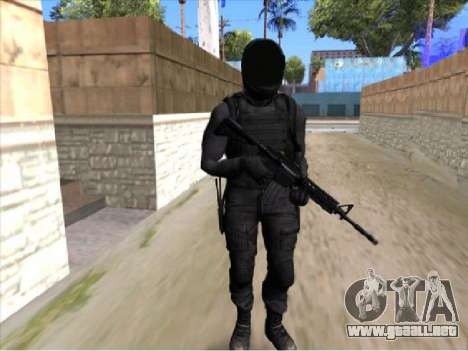 Nuevo aspecto de Soldado Negro para GTA San Andreas