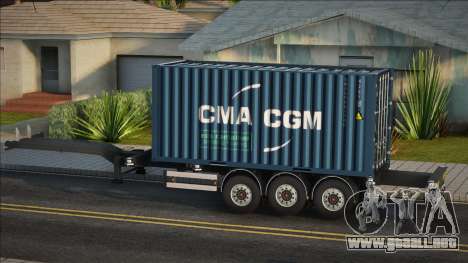 Remolque de carga portuaria para GTA San Andreas