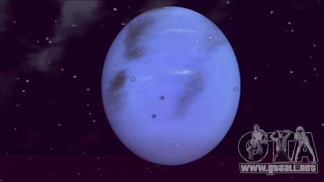 Planeta Neptuno en lugar de la Luna para GTA San Andreas
