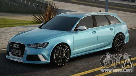 Audi RS6 Avant Quattro Blue para GTA San Andreas