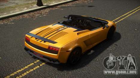 Lamborghini Gallardo LP570 Roadster para GTA 4