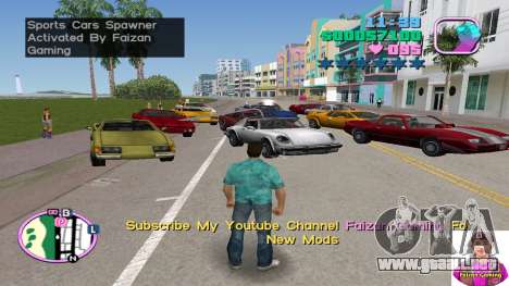 Generador de coches deportivos para GTA Vice City