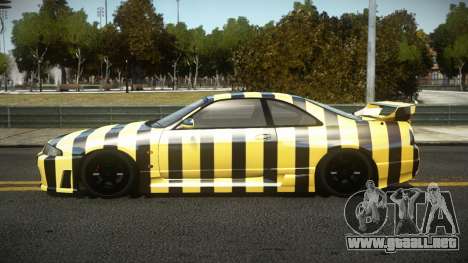 Nissan Skyline R33 GTR G-Racing S11 para GTA 4