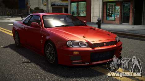 Nissan Skyline R34 GTR Z-Style para GTA 4