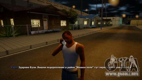 Guerra de pandillas (misión cleo) para GTA San Andreas