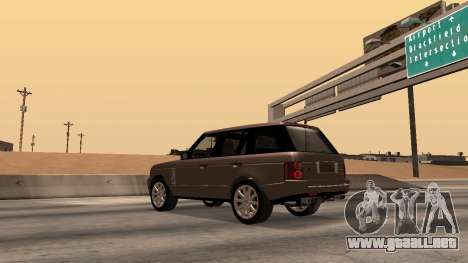 Range Rover sobrealimentado (YuceL) para GTA San Andreas