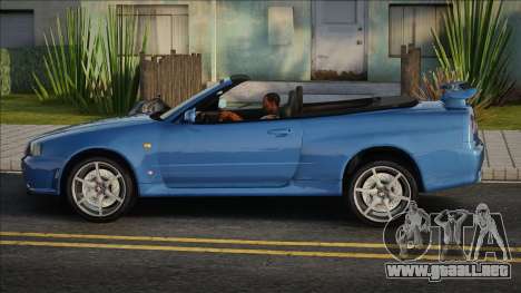 Nissan Skyline R34 Convertible para GTA San Andreas