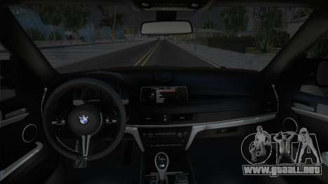 BMW X5M German Plate para GTA San Andreas