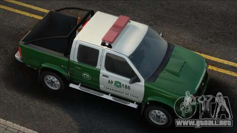 Nissan Terrano de Carabineros para GTA San Andreas