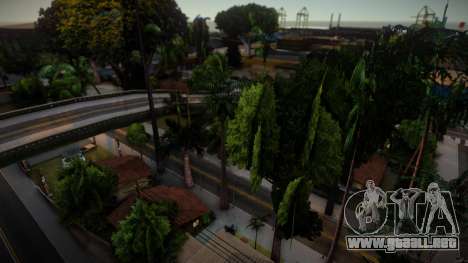 Nueva vegetación para Grove Street para GTA San Andreas