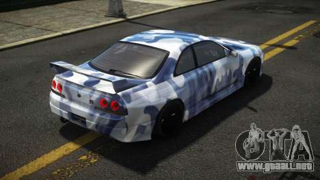 Nissan Skyline R33 GTR G-Racing S8 para GTA 4