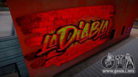 Mural East Los Santos - La Diabla para GTA San Andreas