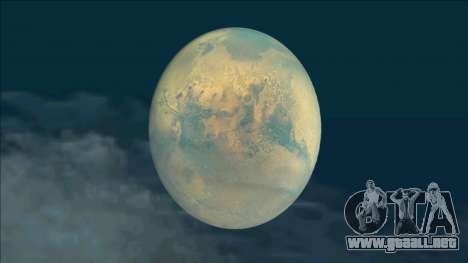 El planeta Marte en lugar de la Luna para GTA San Andreas