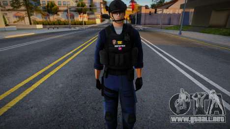 RETEXTURE BY AMIINATORE SWAT SFPD para GTA San Andreas