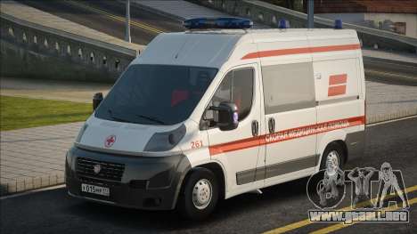 Ambulancia Fiat Ducato para GTA San Andreas