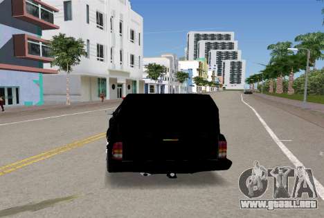 Coche de policía Toyota Hilux en color negro para GTA Vice City