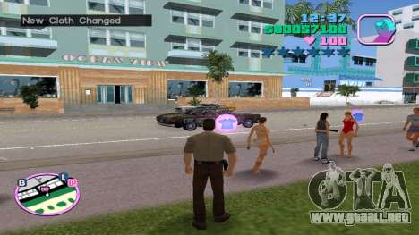 Recogida de ropa nueva para GTA Vice City