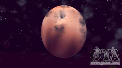 Planeta Plutón en lugar de la Luna para GTA San Andreas