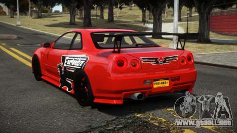 Nissan Skyline R34 J-Style V1.1 para GTA 4