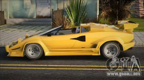 Lamborghini Countach QV [Yellow] para GTA San Andreas