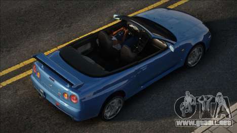 Nissan Skyline R34 Convertible para GTA San Andreas