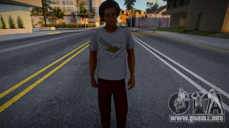 Joven con camiseta blanca para GTA San Andreas